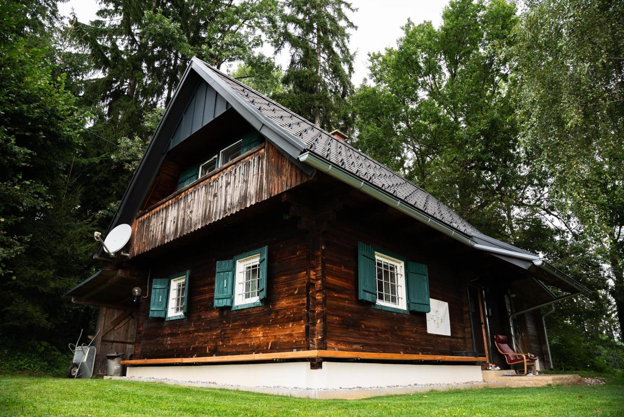 Villa Gregor's Ferienhaus im Wald Edelschrott Exterior foto