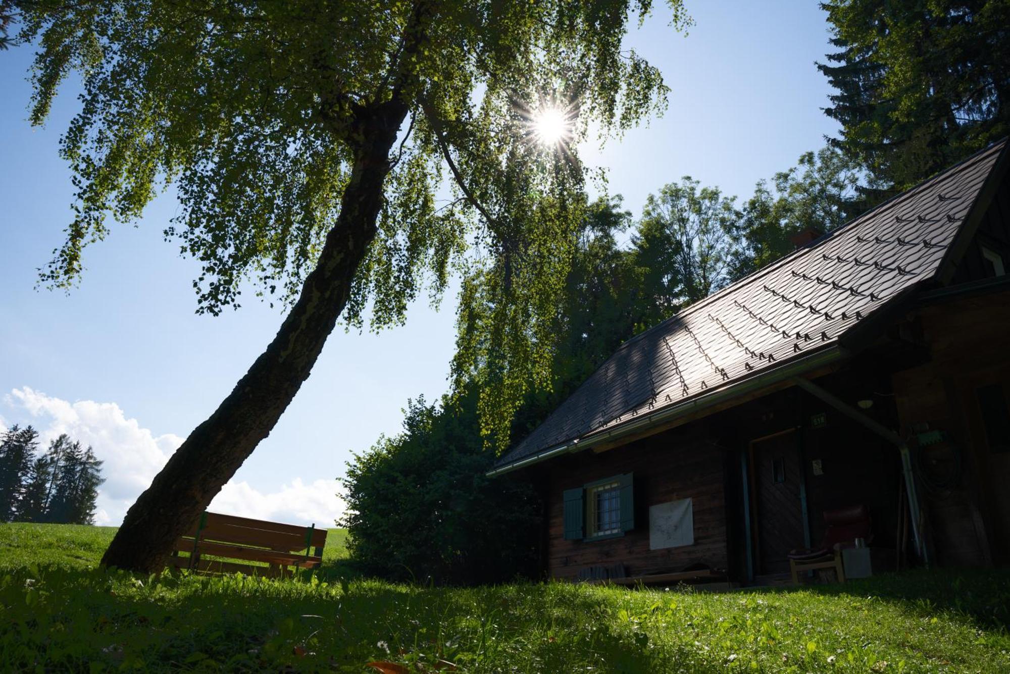 Villa Gregor's Ferienhaus im Wald Edelschrott Exterior foto