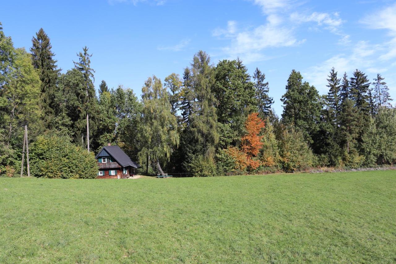 Villa Gregor's Ferienhaus im Wald Edelschrott Exterior foto